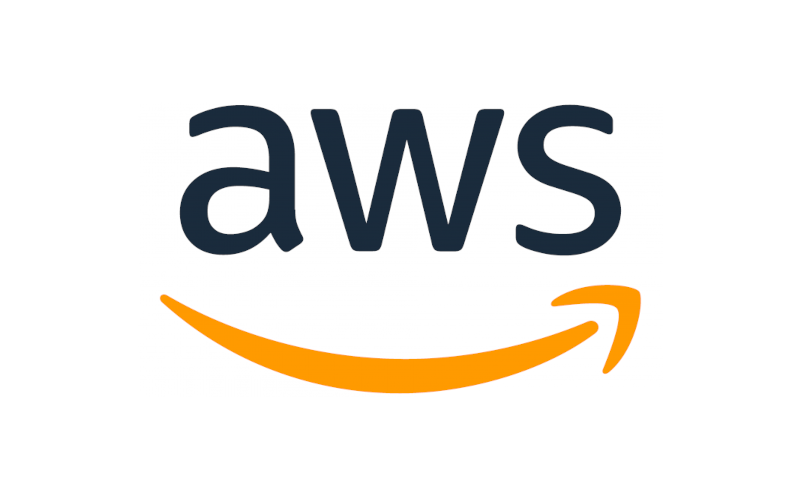 Logo von Amazon Web Services (AWS), Cloud- und Hosting-Partner von Actricity